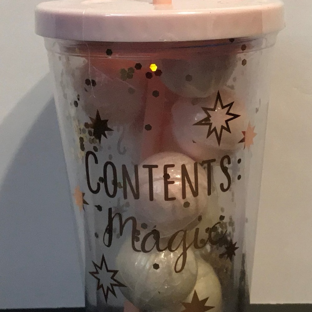 Justice Magic Bath Bomb & Shaky Tumbler Set